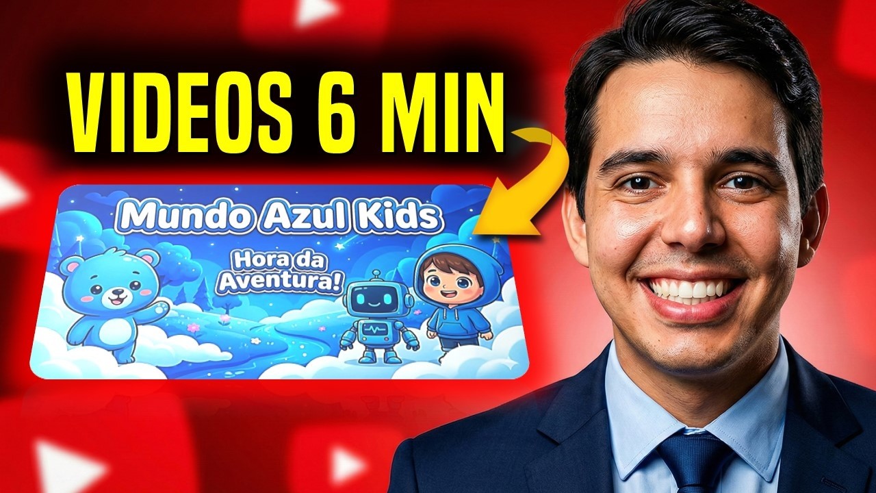 Canal Infantil: Vídeos de 6 Minutos Feitos Com IA no Movie Flow