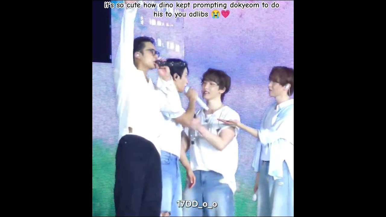 Indeed his adlibs are so beautiful 🥹💗 #dino wanted #dk to sing adlibs for To you #seventeen #shorts