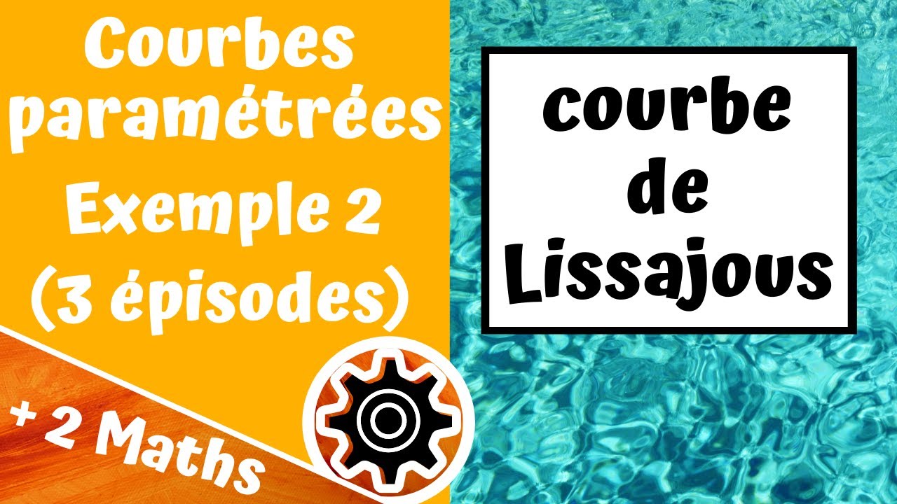 Courbes paramétrées - Exemple 2 : ép. 1 (réduction de l'intervalle d'étude)