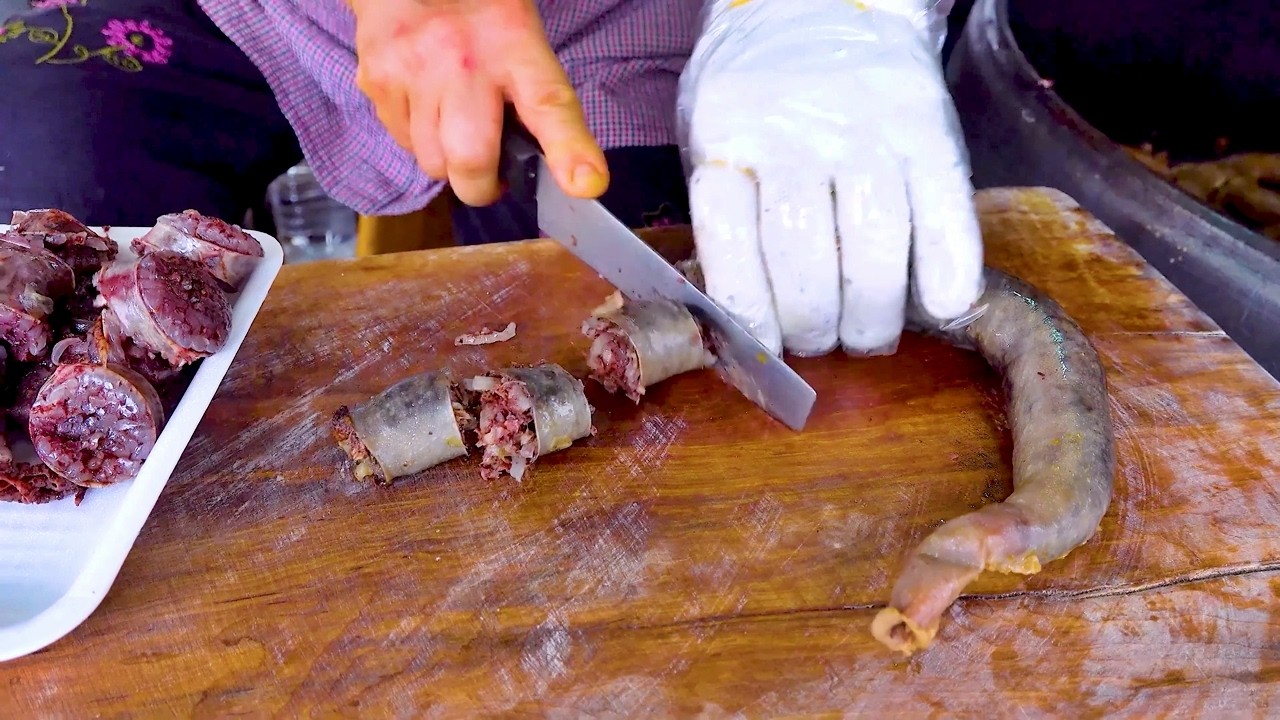 [거제도 로컬 현지인 맛집] 장평동 옛날조선만두식혜 순대트럭 Part 2 순대 내장 찰순대 야채순대 고기순대 김치순대 왕순대 모듬순대 Korean sundae intestines