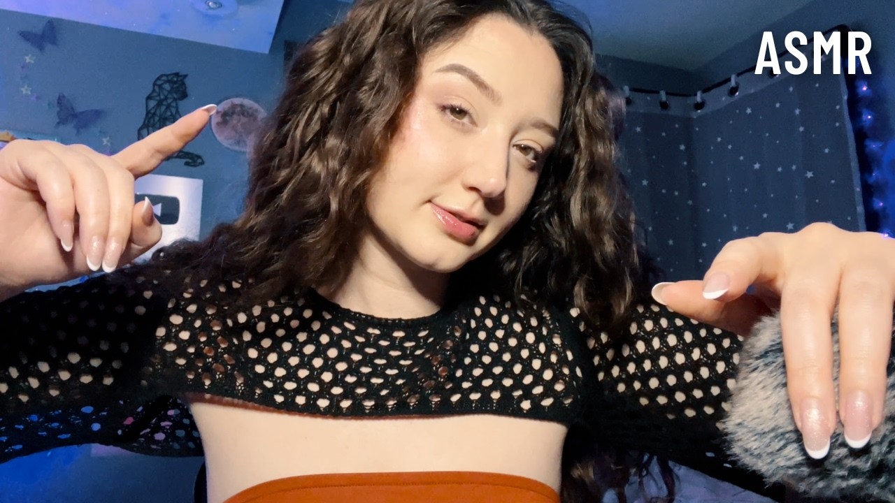 ASMR FAST & AGGRESSIVE Unpredictable Triggers *Tapping, Hand Sounds & Mouth Sounds*