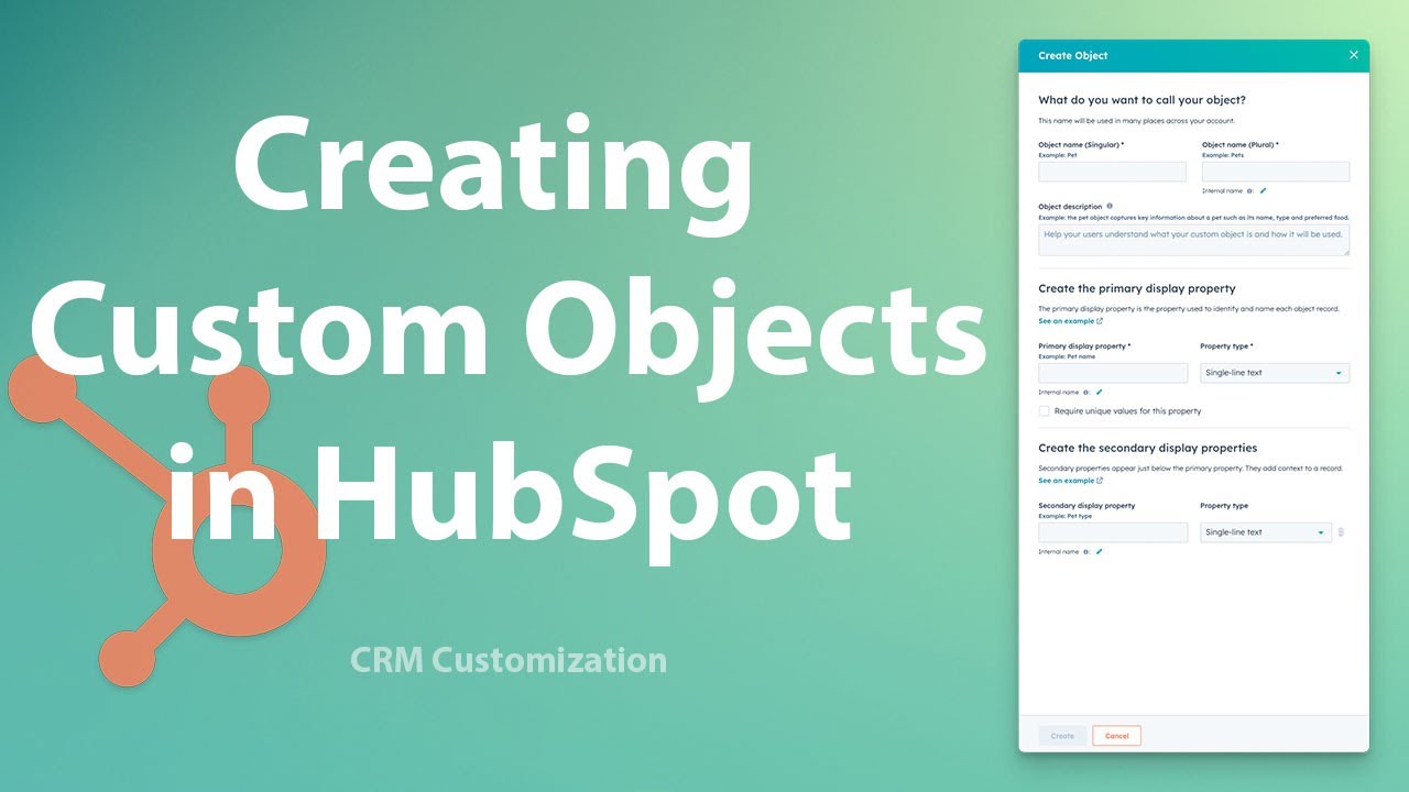 How to Create Custom Objects in HubSpot - CRM Customization
