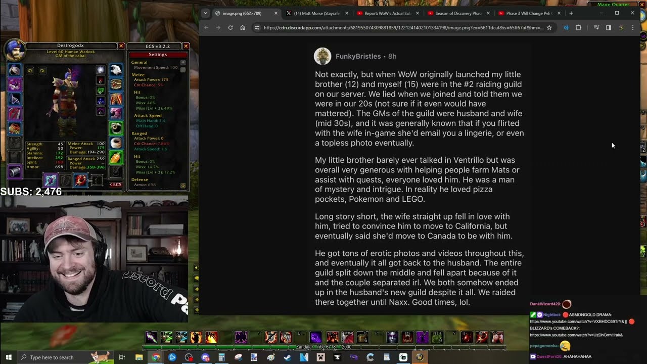 Funny World of Warcraft Reddit Short Story