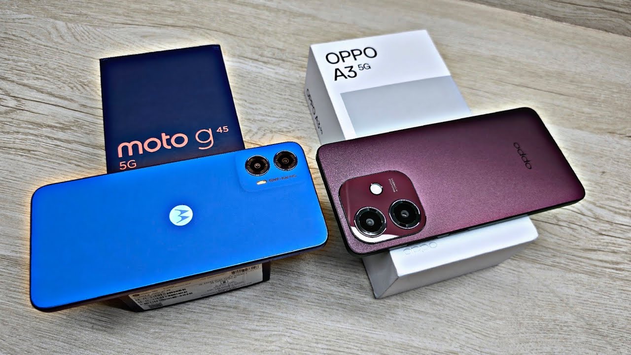 Moto G45 5G vs Oppo A3 5G - Which Should You Buy ?