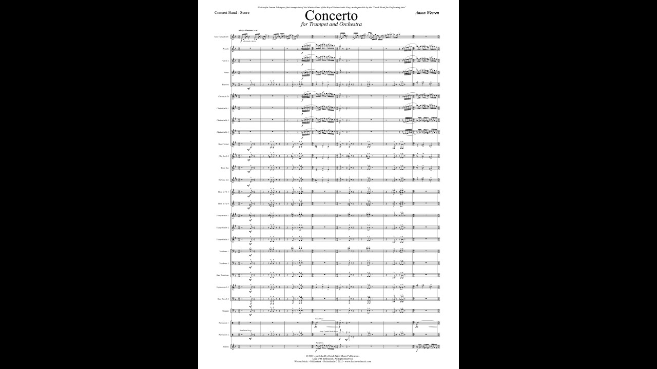 Concerto for Trumpet and Orchestra