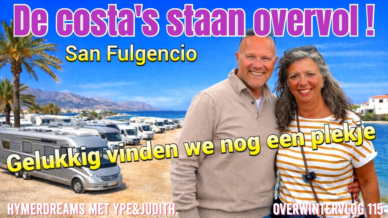 Bijna geen plek meer aan de costa's. [Overwinteren met Ype&Judith] aflevering 18