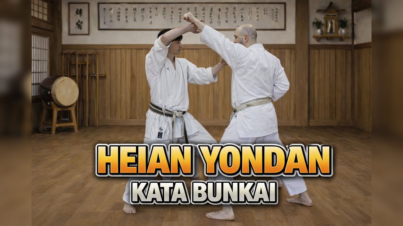 Heian Yondan ((平安四段, Peaceful mind 4, Okinawa - Pinan Yondan) kata bunkai