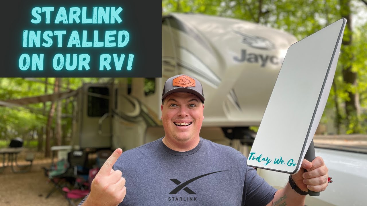 We installed Starlink on our 5th wheel! - Full time RV internet