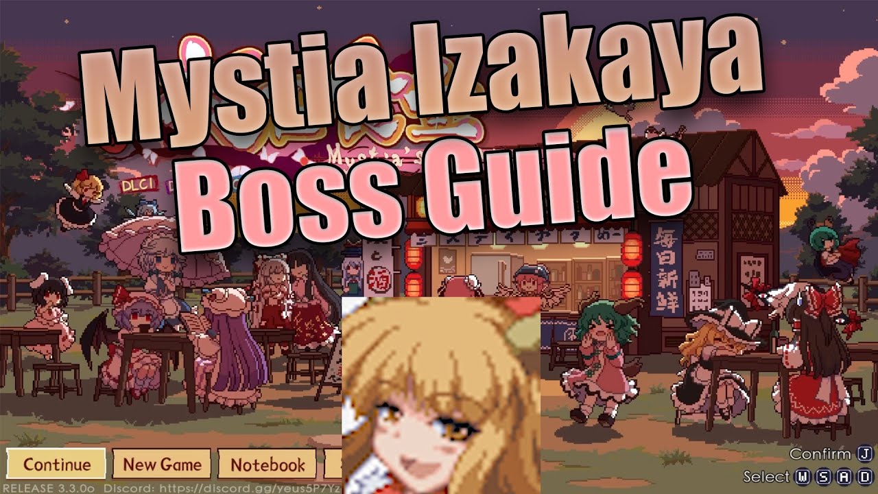Touhou Mystia Izakaya - Boss Tips/Guide (Story - DLC3)