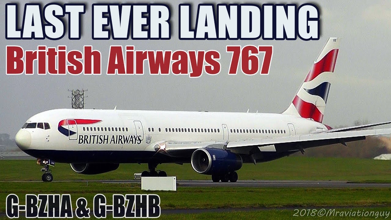 BRITISH AIRWAYS 767 RETIREMENT | BA Boeing 767's FINAL Arrival at SCRAPYARD, MOD St Athan (EGDX)