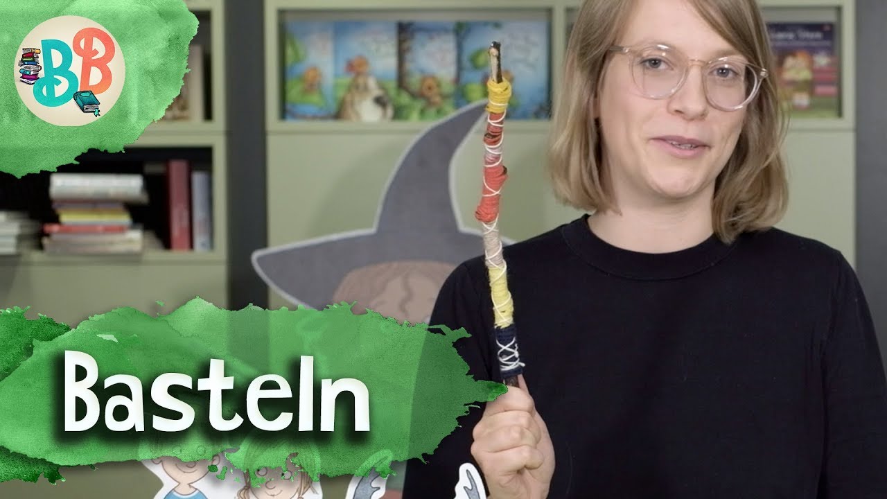 Zauberstab basteln - DIY Bastelanleitung | Petronella Apfelmus