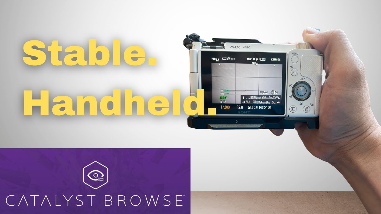 Best Camera Settings for Catalyst Browse Stabilization | Sony ZV-E10