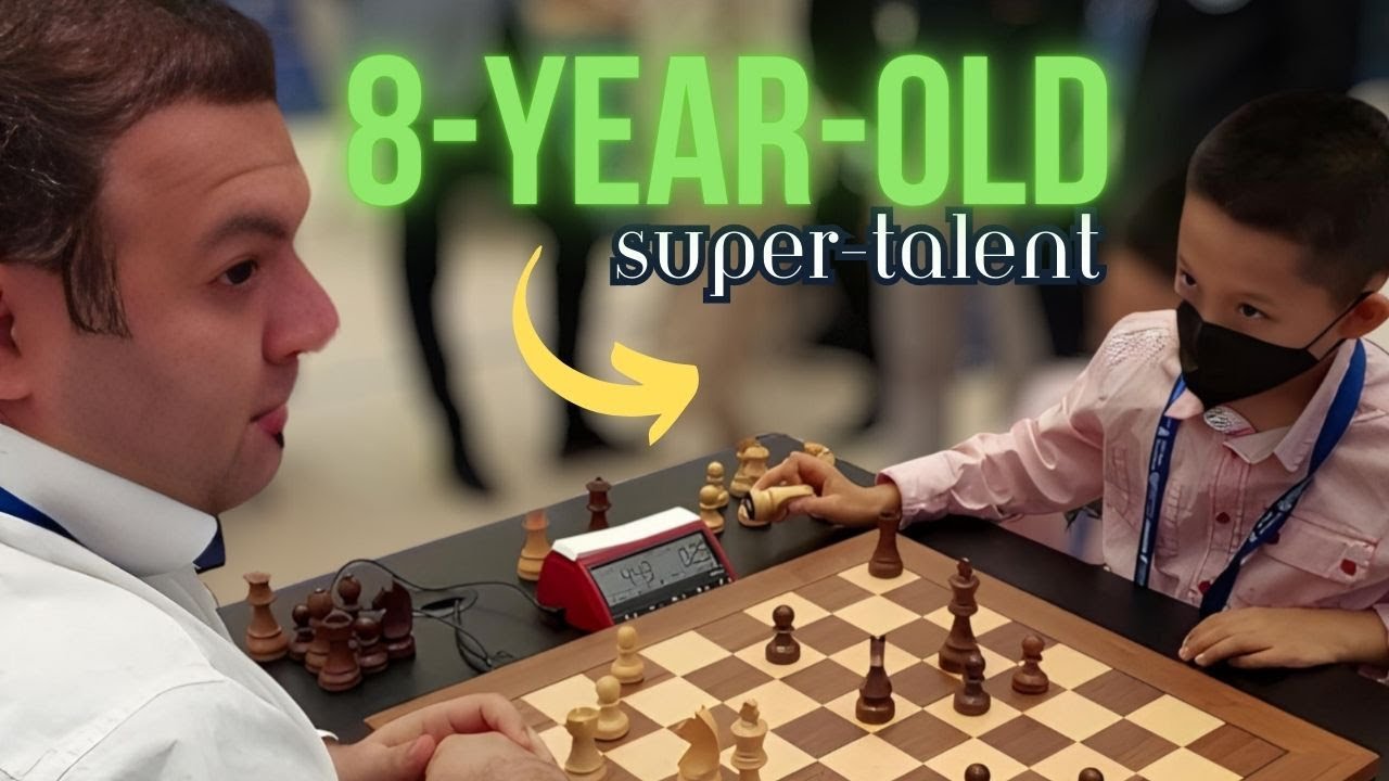 8-year-old boy's fearless attack | GM Rauf Mamedov vs Roman Shogdzhiev | World Rapid 2023