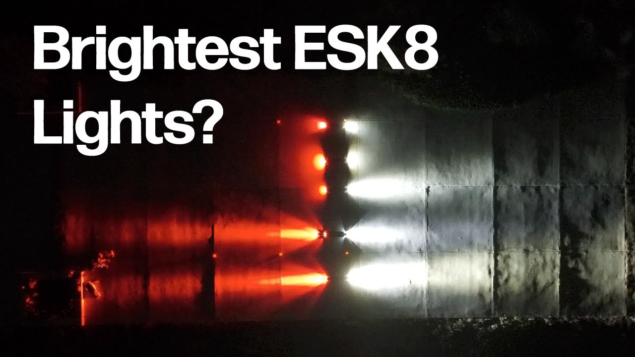Brightest Lights for Electric Skateboards? Full Comparison