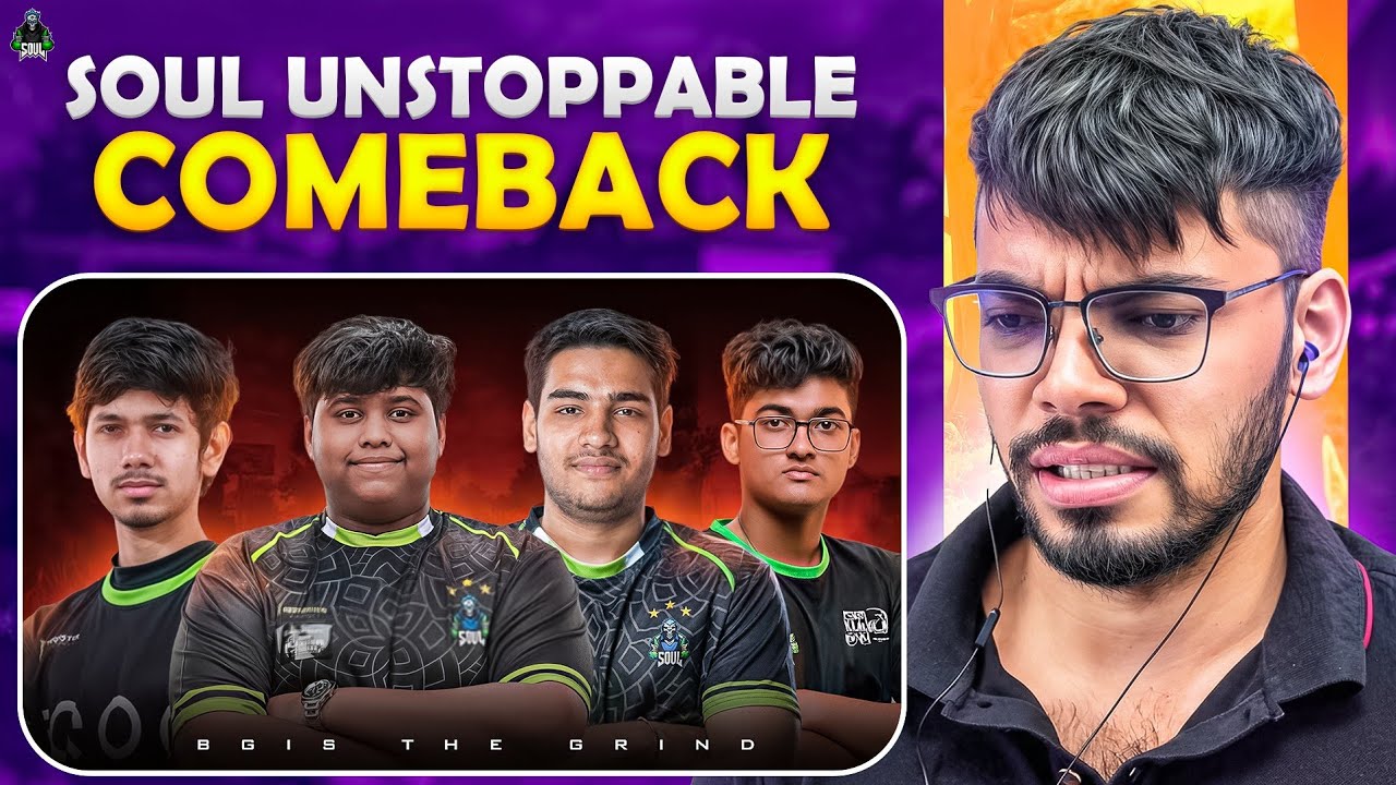 SOUL Unbelievable Comeback - BGIS The Grind - BGIS BGMI Gameplay 