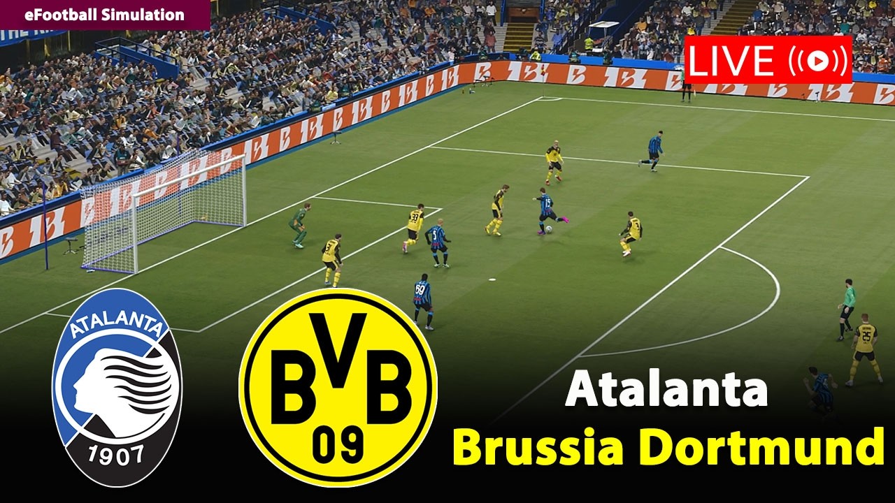 🔴In Diretta- Atalanta vs Borussia Dortmund | Champions League 2025/26 | eFootball PES21 Simulation