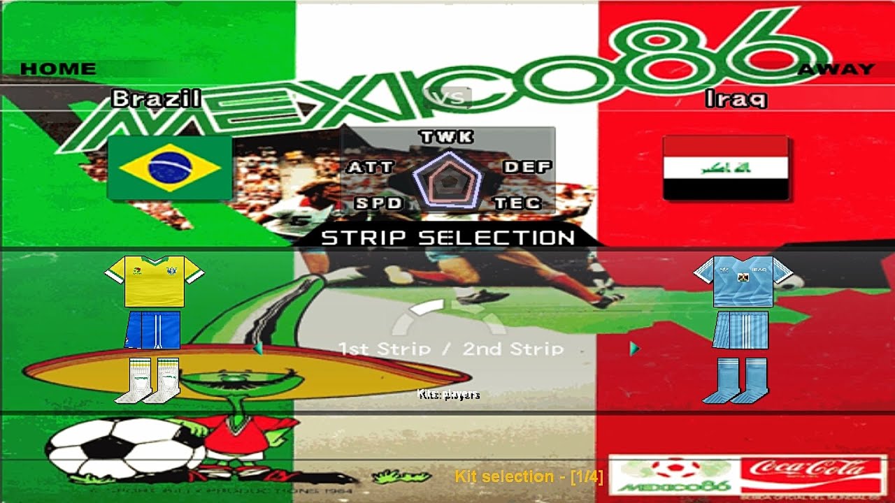 [pes6][1986 FIFA WorldCup Mexico] Iraq (Semi Final)