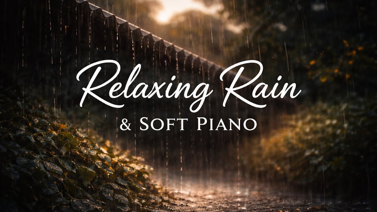 Relaxing Rain with Soft Piano | Ultimate Concentration Sound
