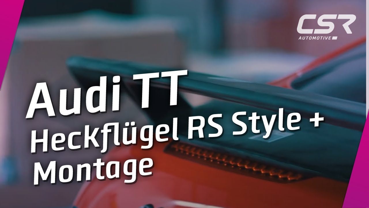 Heckflügel im RS Style für den Audi TT
