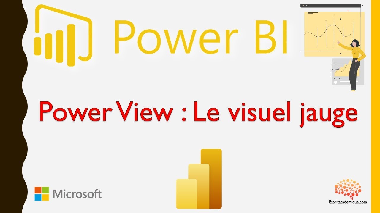Power BI - Comment créer un visuel jauge