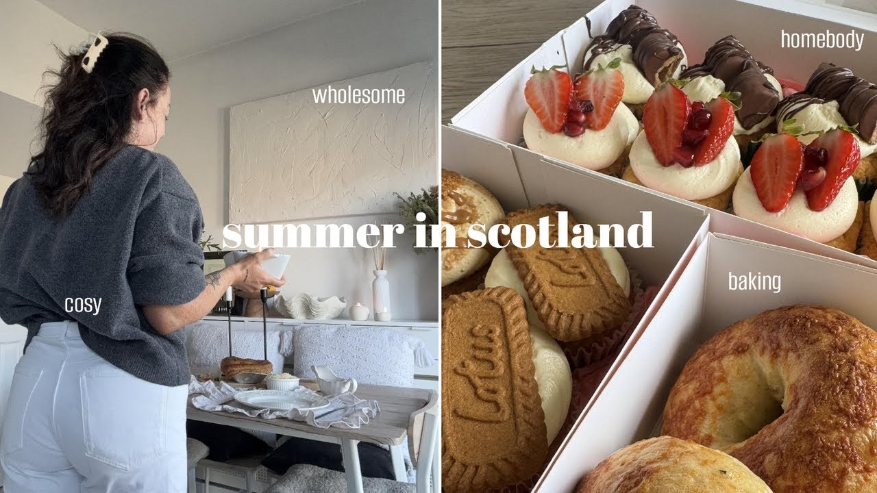 cosy home days in scotland 🌱 lots of baking