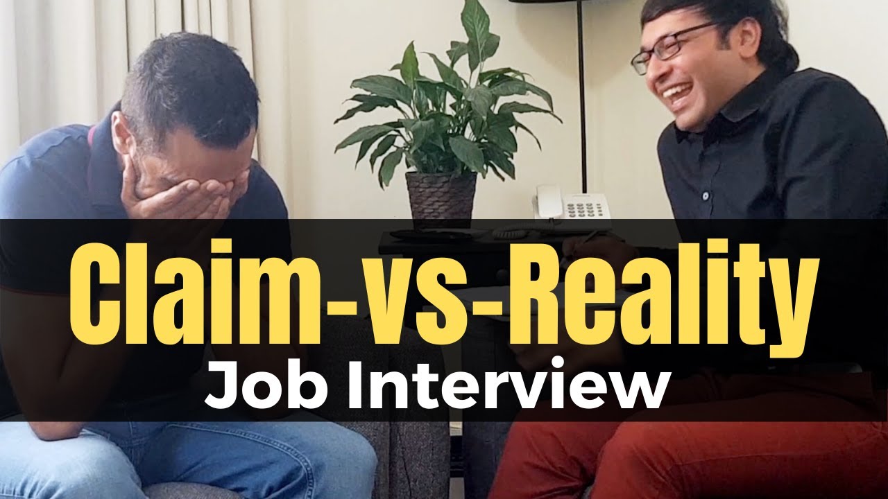 Claim -vs- Reality | Job Interview | Adnan Sohail & Sohaib Hasan