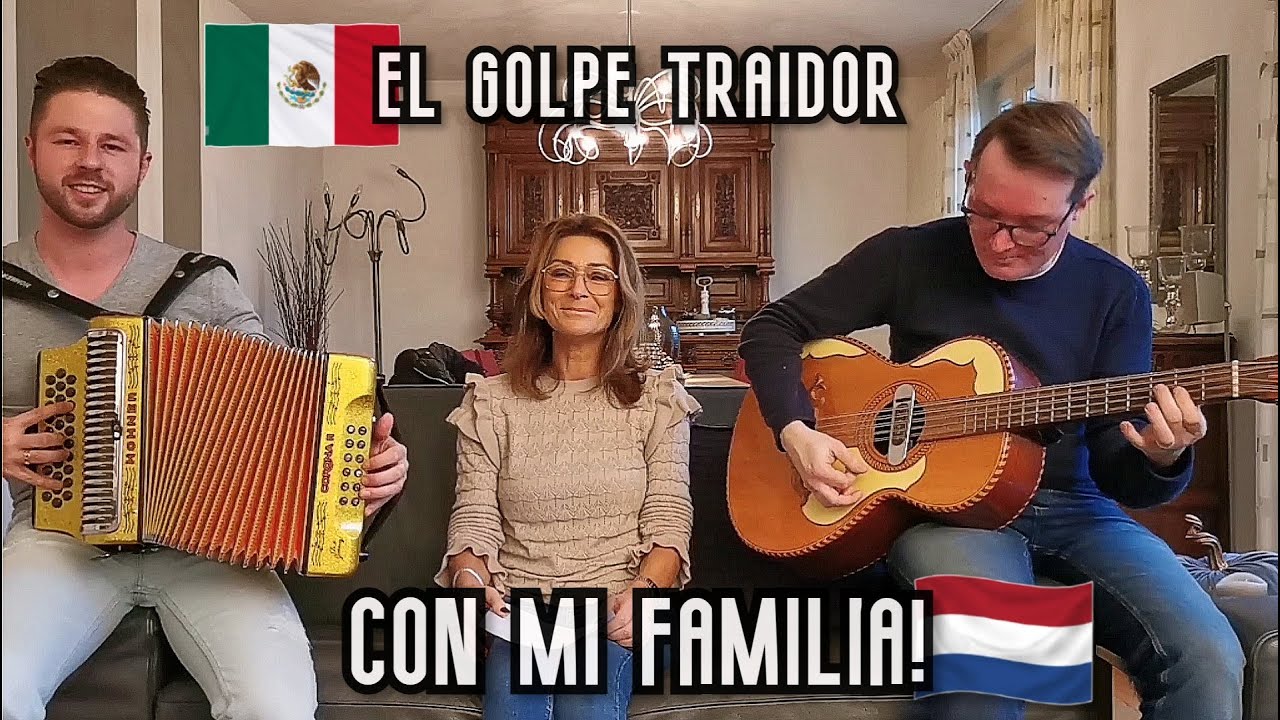 Cantando El Golpe Traidor con mi familia!!