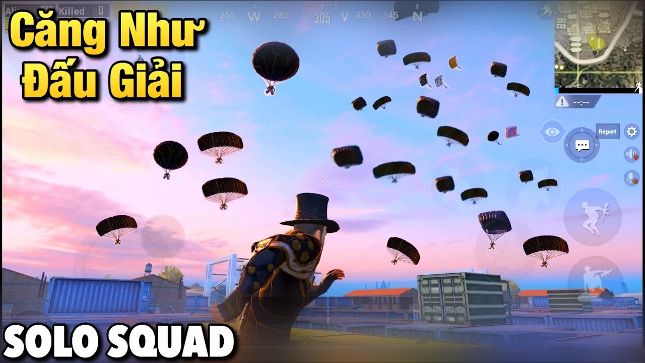 [PUBG Mobile] Solo Squad Lúc Nửa Đêm | Căng Như Đấu Giải Chuyên Nghiệp | T98