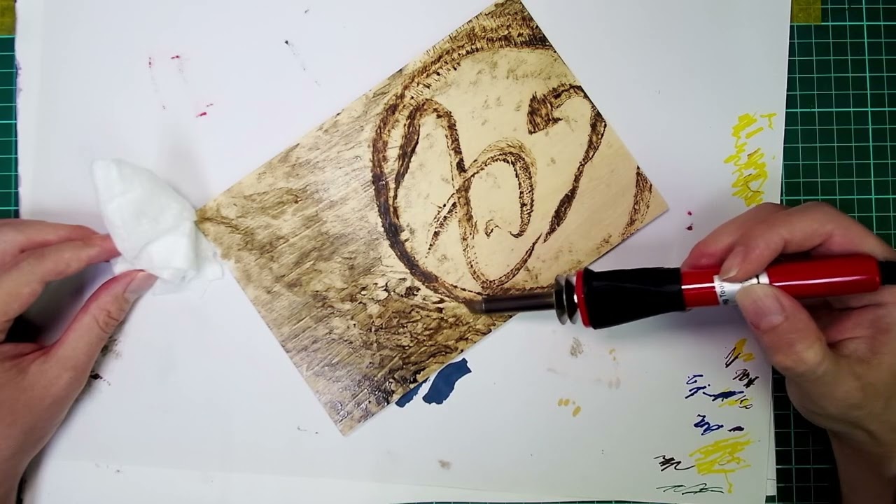 Stainin N Burnin -  Chat and Drawing session,  design with Wood Stains n Wood Bu (Part 4/5)