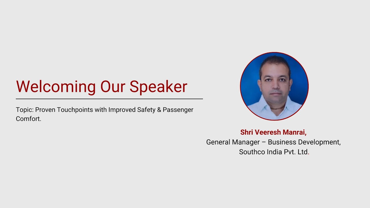 Presentation by Shri Veeresh Manrai, General Manager – Business Development, Southco India Pvt. Ltd.