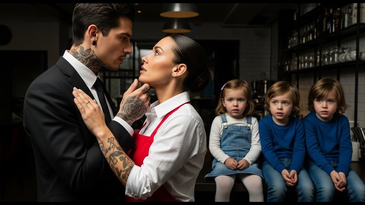 She Kept His Triplets a Secret — Until the Mafia Boss Walked into Her Cafe
