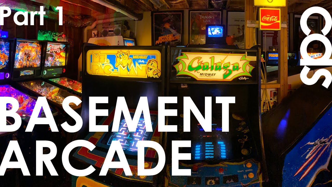 TOTALLY RADICAL 80'S BASEMENT ARCADE