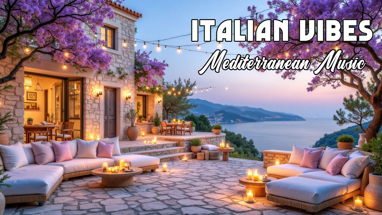 The Best 🇮🇹 Italian Music🎶 Italian Vibes 🎶 1+ Hour Scenic Amalfi Coast & Lake Como Relaxation 4K