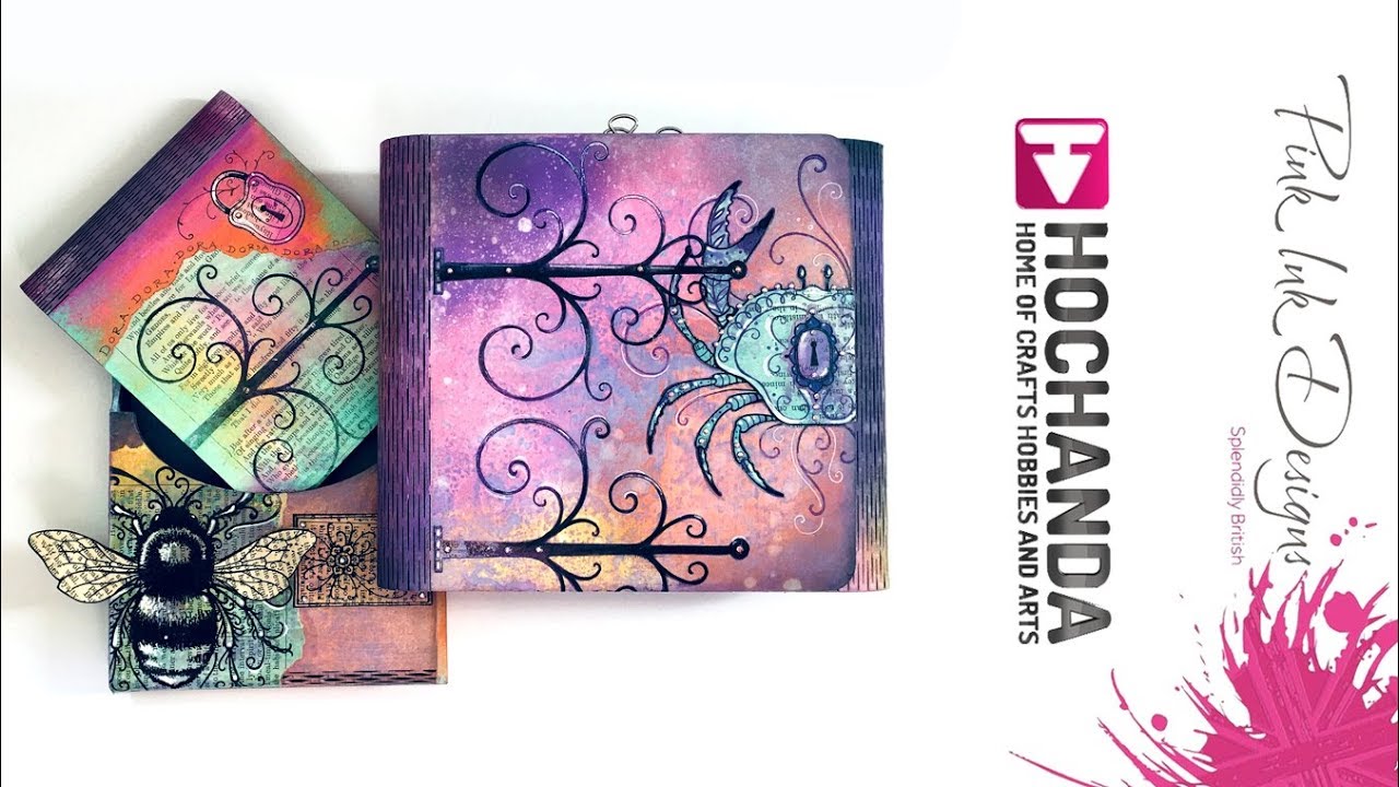Pink Ink Designs Stamp Hinge & Bracket. Time Lapse By Pink Ink Designs.