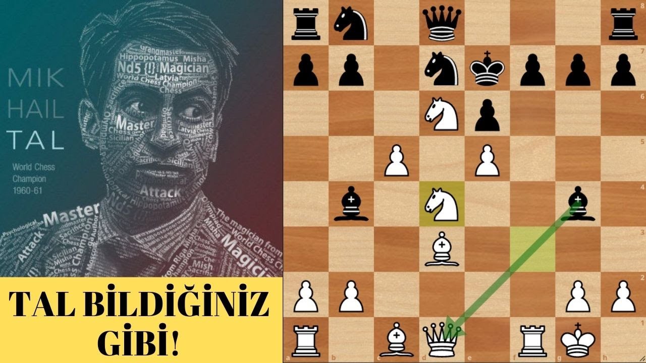 TAL VEZİRİ 2 KEZ FEDA EDİYOR, BUNA RAĞMEN VEZİRLE MAT EDİYOR! (BU NASIL OLUYOR?)