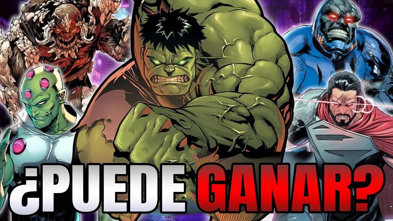 ¿Podrá Hulk vencer a todos los villanos de Superman?