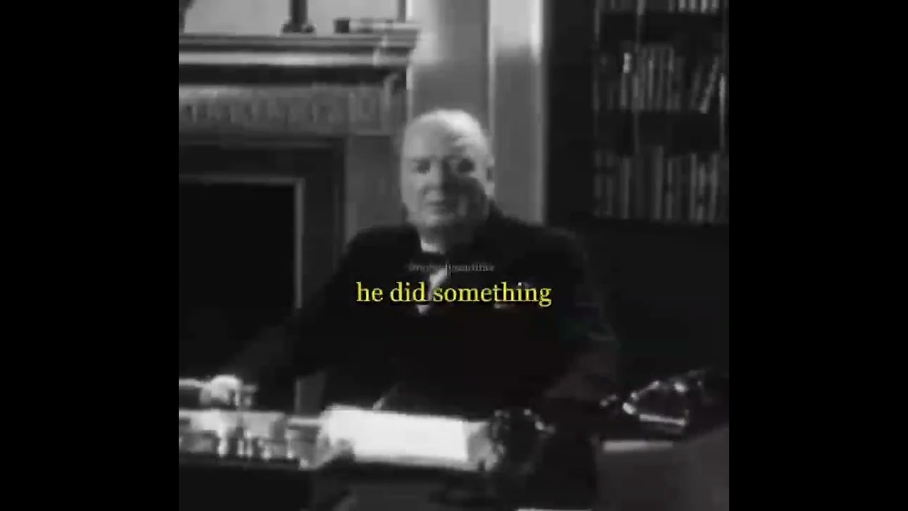 Winston Churchill announces the defeat of Germany (AI cover)