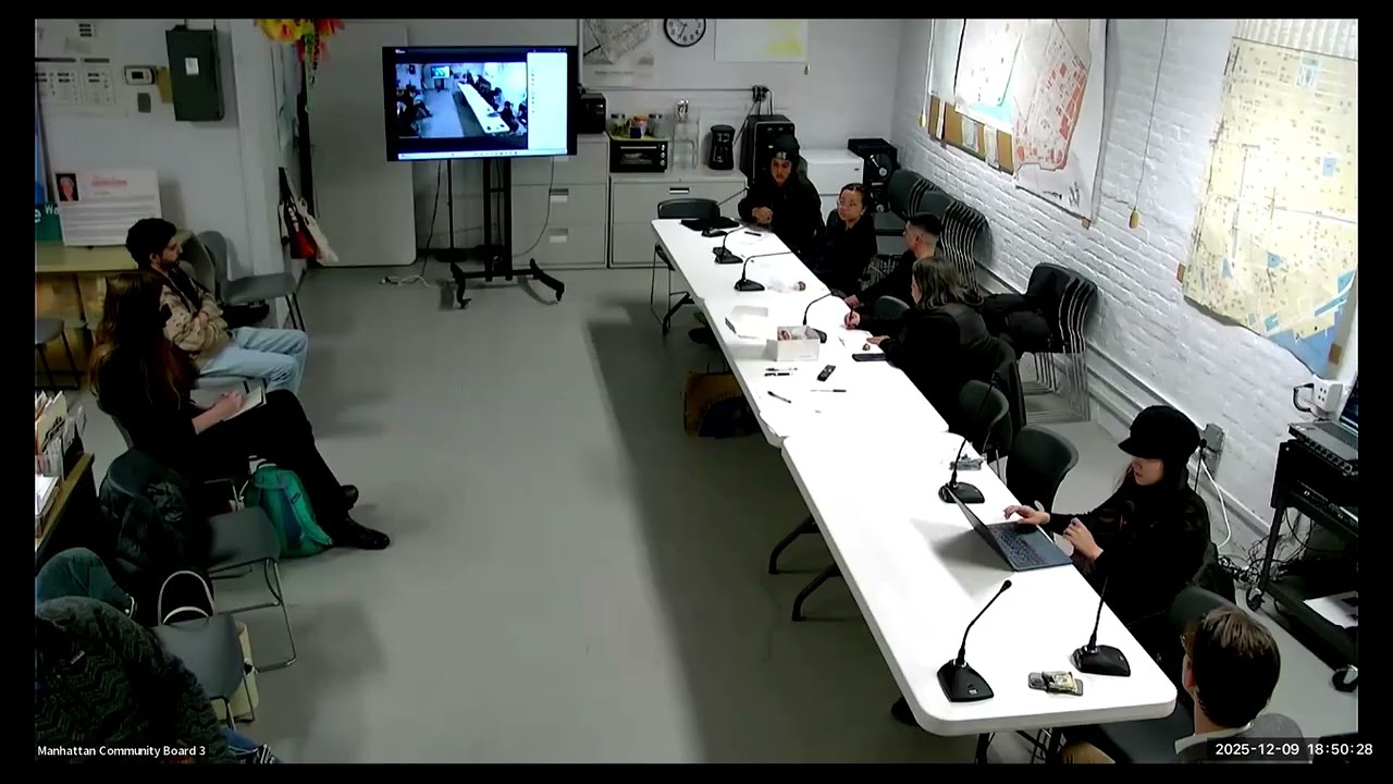CB 3 - Land Use, Zoning, Public & Private Housing Committee (12/9/25)