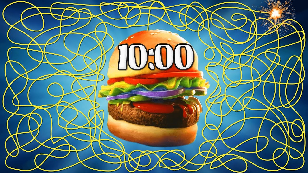 10 Minute Burger Countdown Timer 🍔💥
