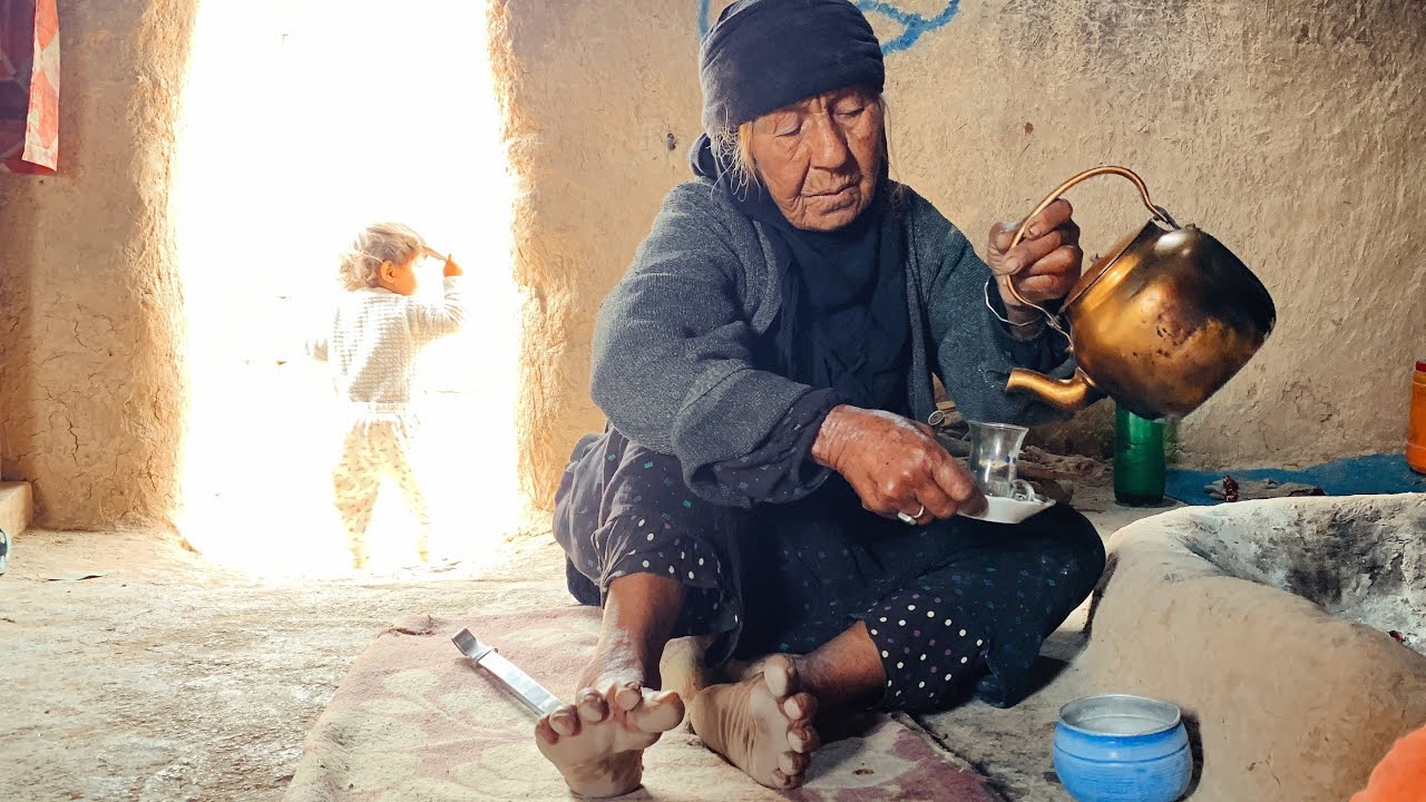 Most beautiful Village Life in Iran 🤩🌴🪵 یومیات حجیة فی البر