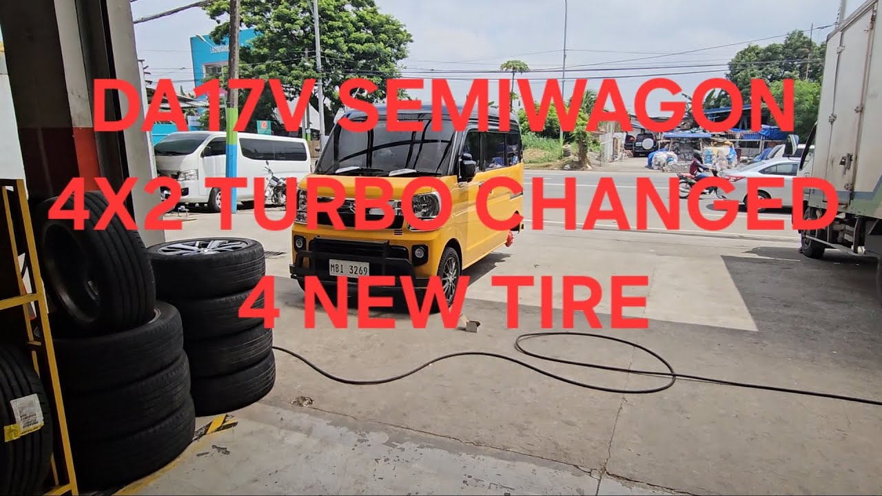 MY SUZUKI MINIVAN DA17V SEMIWAGON 4X2 TURBO PALIT NEW 4 TIRES AT MAXXIS JOVEN TIRE