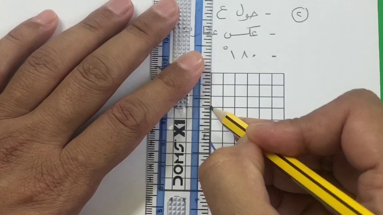الدوران في المستوى الإحداثي - رياضيات الصف الخامس الفصل الثاني