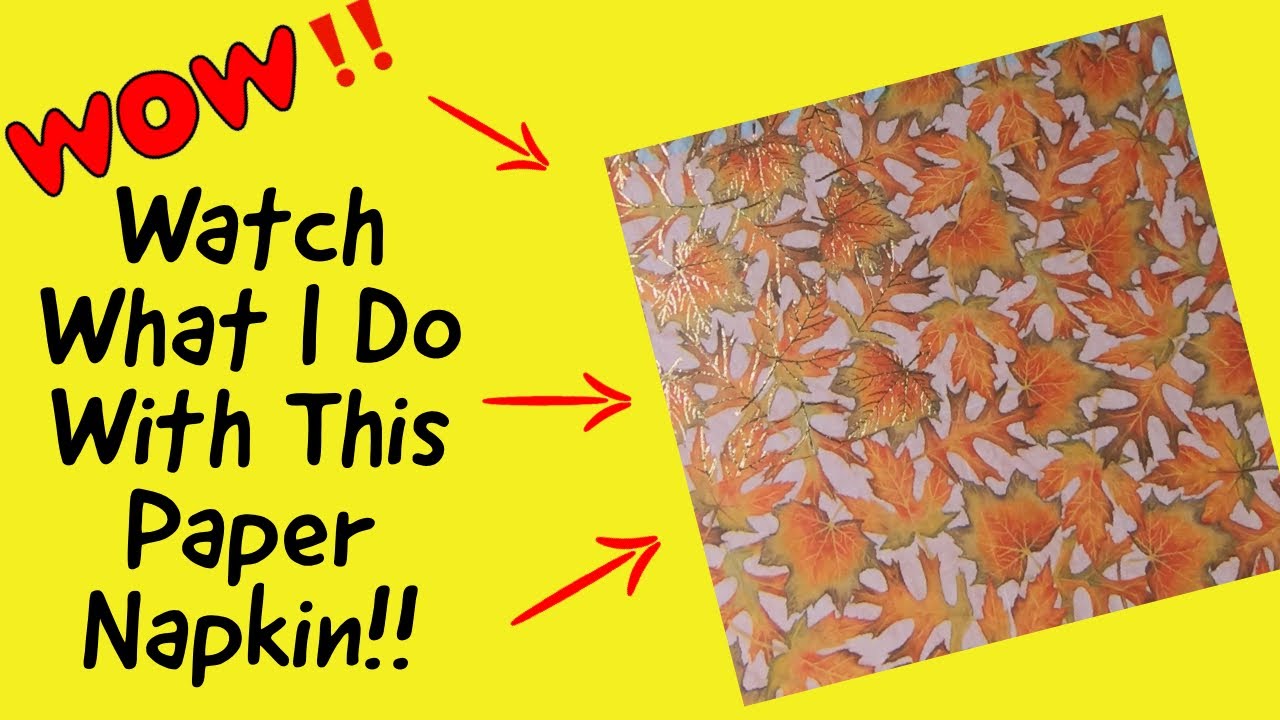 ‼️Check It Out‼️ Paper Napkin Crafting/AWESOME DIY STATIONERY SET/Easy No Iron Paper Napkin Transfer