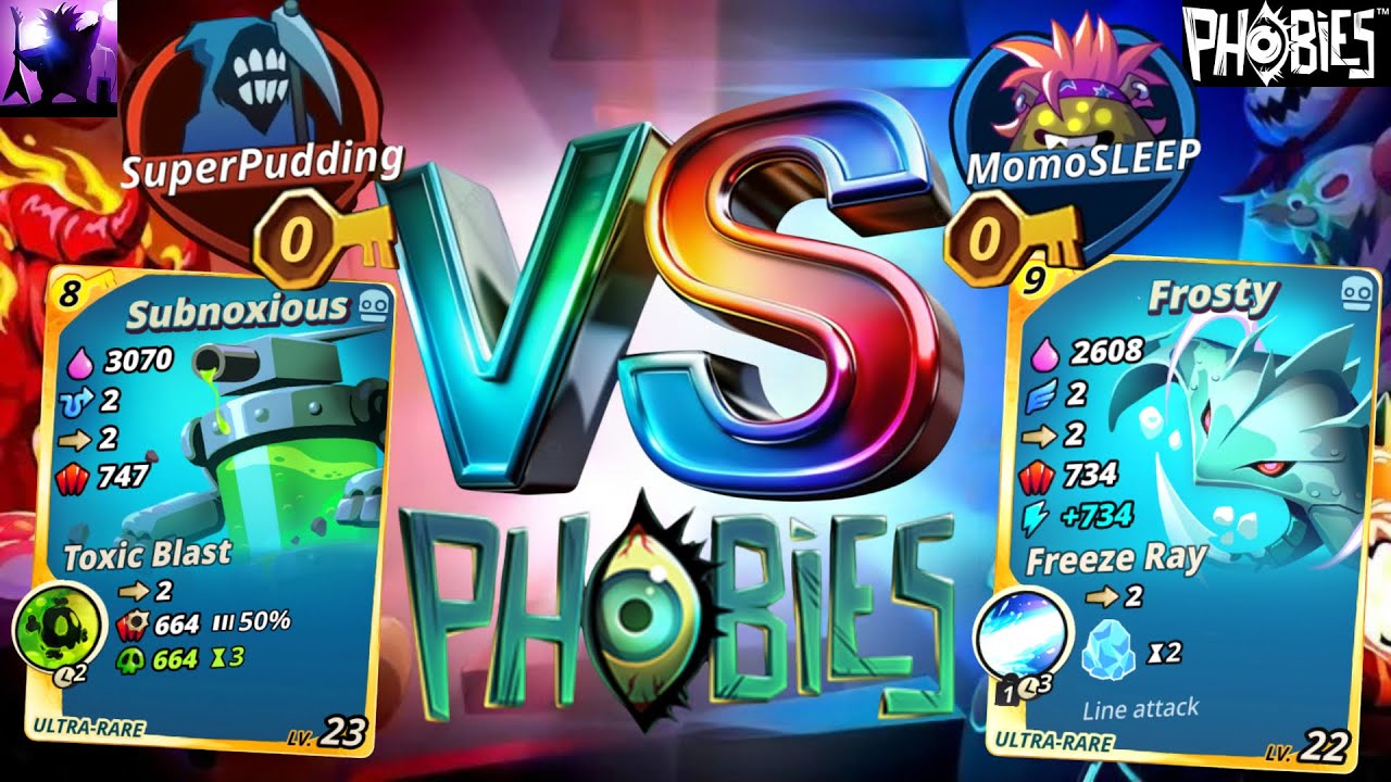 Keys are all on the table. | SuperPudding vs MomoSLEEP. #phobies