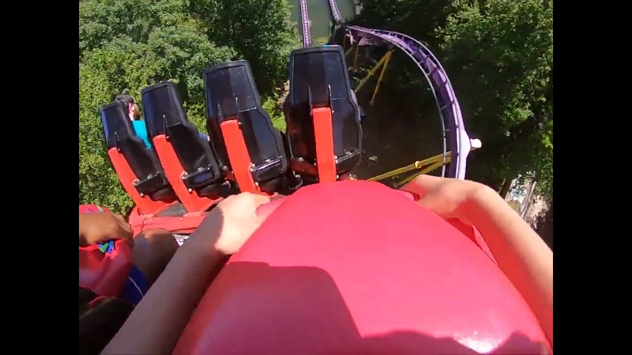 Apollo's Chariot POV (With the Ride Music) - Busch Gardens Williamsburg