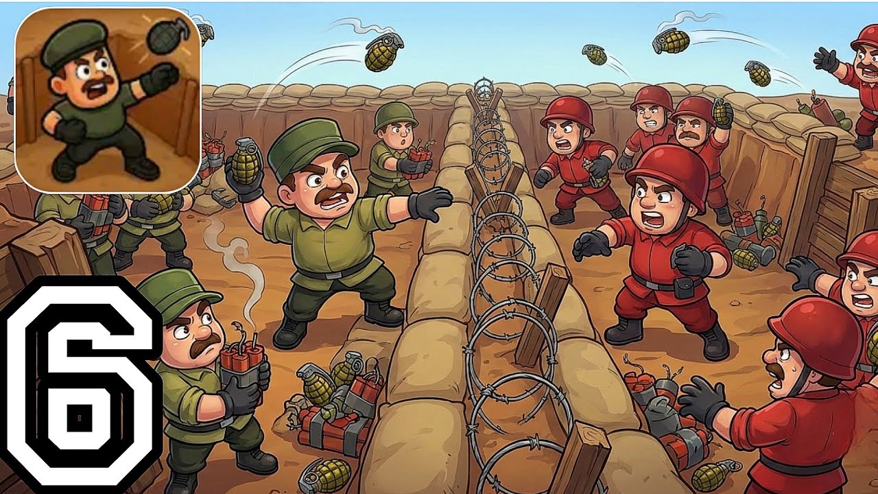 Trench Wars 💥Gameplay Walkthrough Build  Tactical battles Part6 Android 