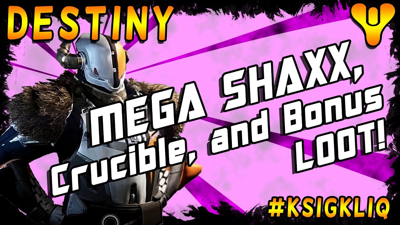 Destiny MEGA Lord Shaxx Bounties Crucible Packages and Rare Drop