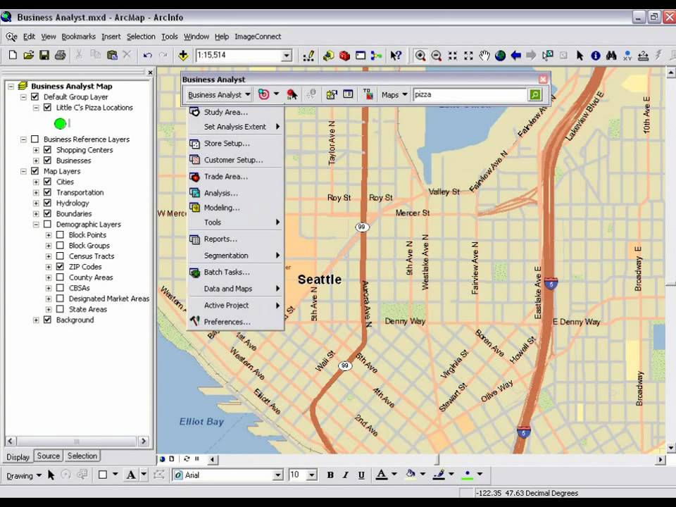 ArcGIS Business Analyst: Better searching and better looking maps