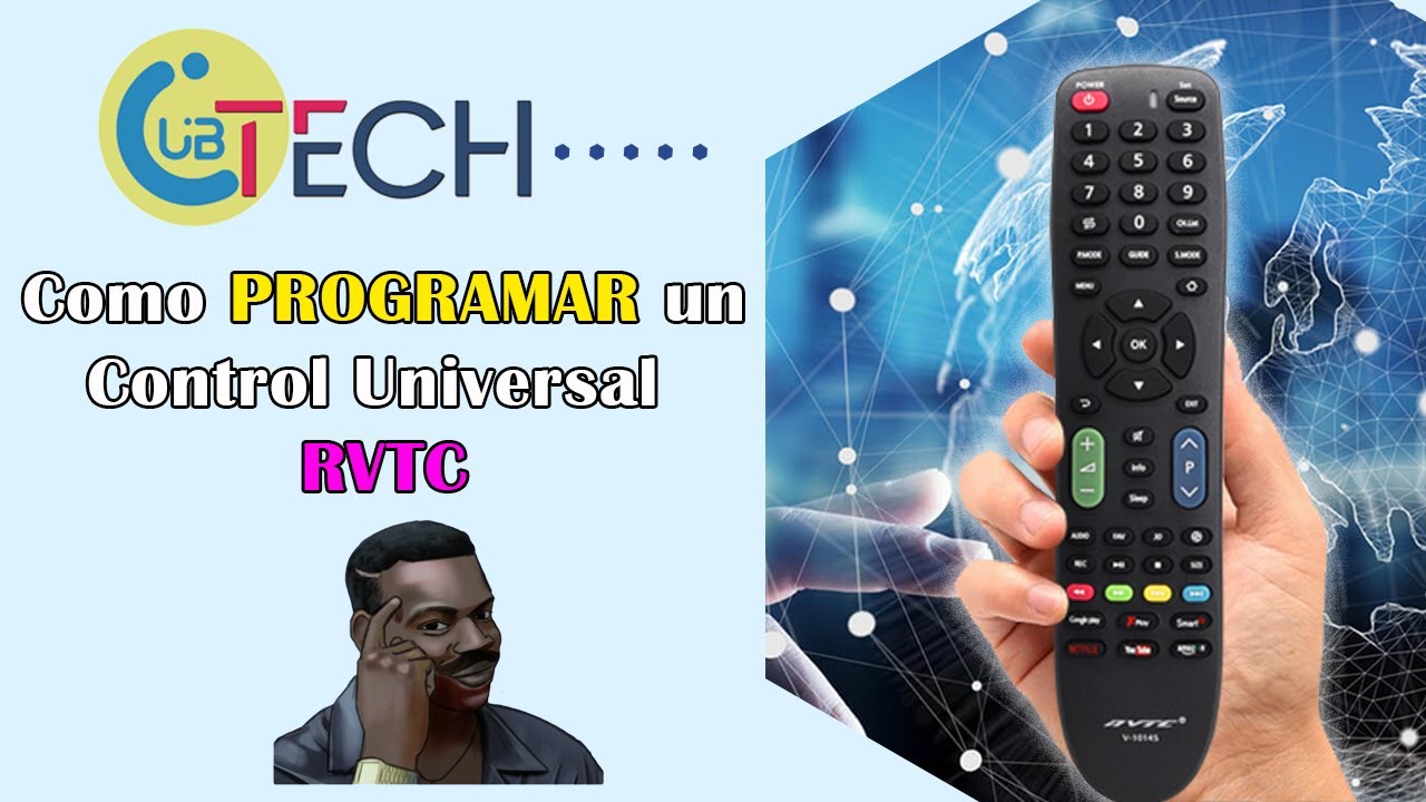 Como programar control remoto universal RVTC ZW-1014S