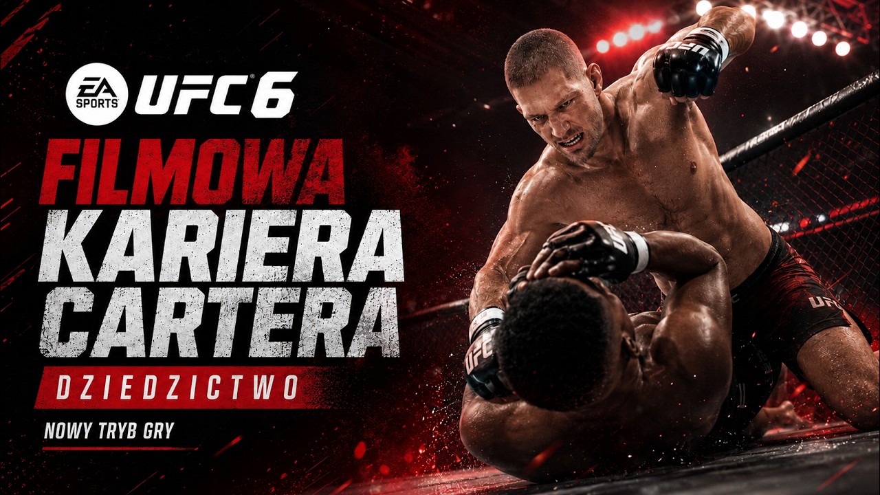UFC 6 - FILMOWA KARIERA CARTERA - Dziedzictwo | odcinek 1 | PL PS5 | Nowy Tryb Gry | UFC 6 Po Polsku